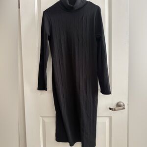 Wild Fable Target Turtle Neck Ribbed Long Sleeve Dress